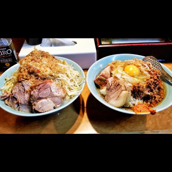 「小ラーメン、汁なし」@立川マシマシ ロイヤルスープの写真