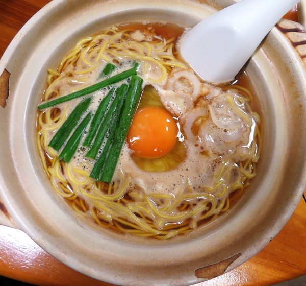 「並・ミニ（670円）」@鍋焼きラーメン千秋の写真