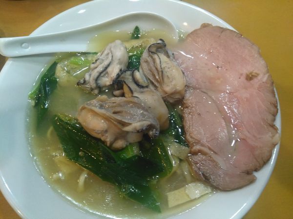 「（10食限定）かき鍋風塩らーめん＋ノンアルコールビール」@麺屋 扇 SENの写真