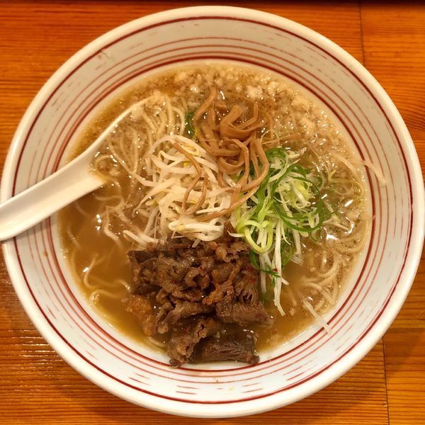 「馬肉ラーメン (700円)」@木鶏製麺所の写真