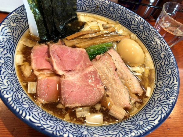 「特製手揉み中華蕎麦（醤油）」@麺処 ほん田の写真