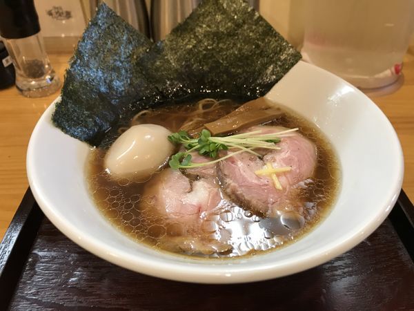 「味玉醤油そば」@麺屋 希楽夢の写真
