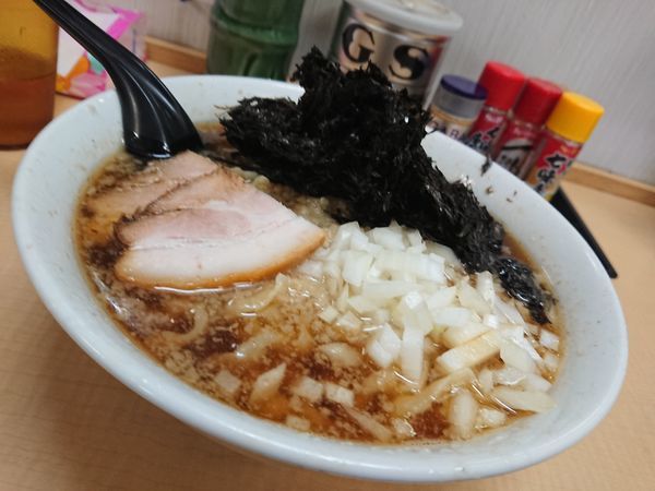 「本日で閉店 限定 燕三条背脂煮干 800円」@長尾中華そば 浜田店の写真