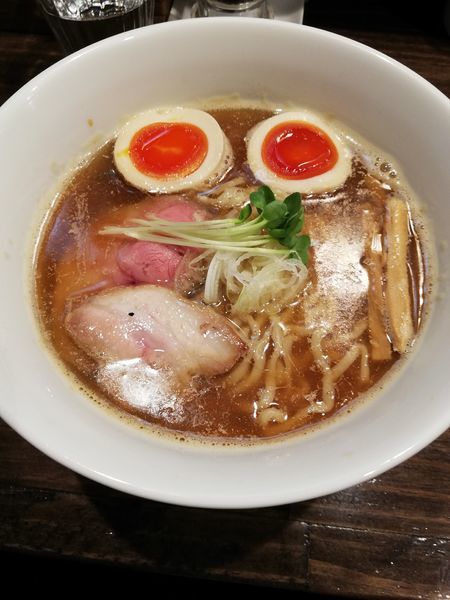 「味玉煮干醤油ラーメン」@櫻井中華そば店の写真