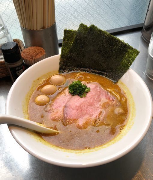 「魚介ｘ煮干清湯ｘカレー ¥900 ＋α」@さんじの写真