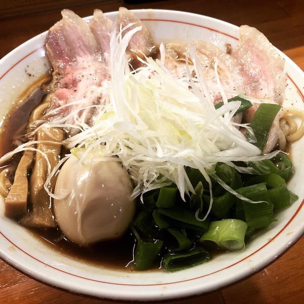 「肉そば 大盛」@醤油と貝と麺そして人と夢の写真