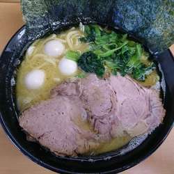 虎壱塩らーめん（薄め、硬め、多め）＋大盛り