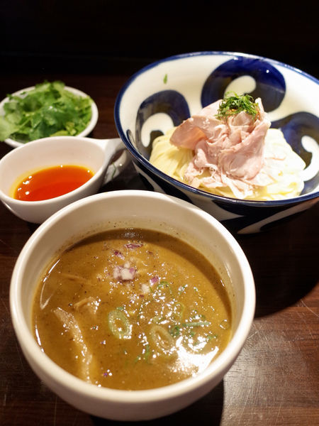 「辣濃辛煮干つけ麺…990円」@九十九里煮干つけ麺 志奈田の写真