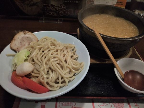 「濃厚海老つけ麺（限定）」@石焼らーめん 火山 上尾うんどう公園店の写真