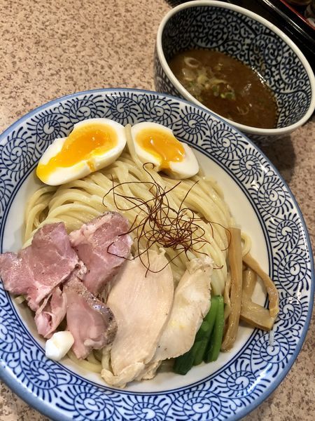 「【限定】秋刀魚のつけそば 中 オープン記念￥930→￥780」@麺処 かつ善の写真