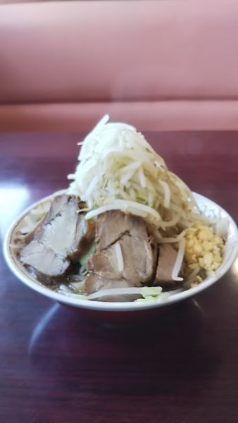 「30・11・11二郎系ラーメンヤサイ、ニンニク増（700円）」@大黒家の写真