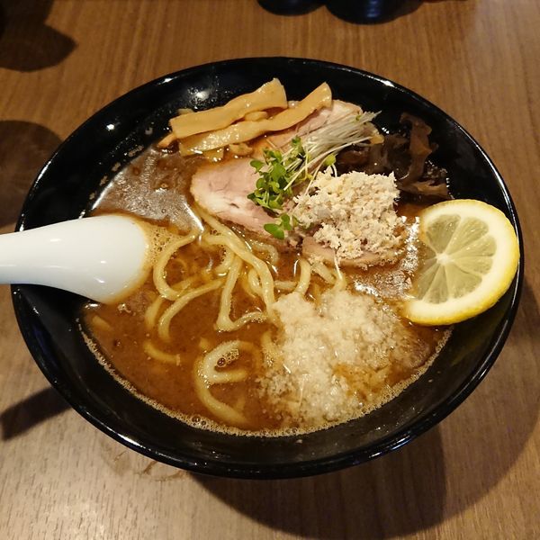 「濃厚サンマ出汁ra-men  @850円 限定」@らーめん つけ麺 NOFUJIの写真