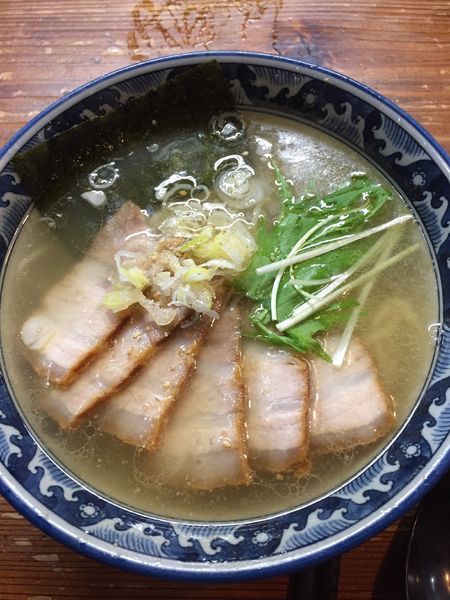 「バラ肉チャーシュー麺（塩）　￥1,100」@麺工房 隠國 愛川本店の写真