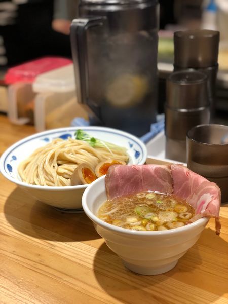 「サバ醤油つけ麺 並」@サバ6製麺所 大阪駅前第2ビル店の写真