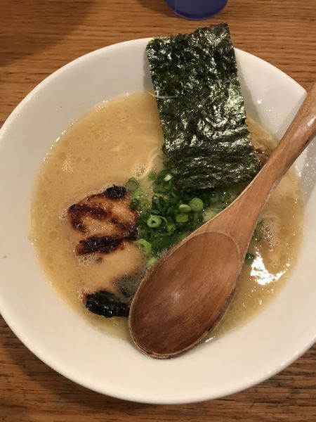 「ラーメンぽてり+替玉（¥750+100）」@鶏ポタラーメン THANK 大門店の写真