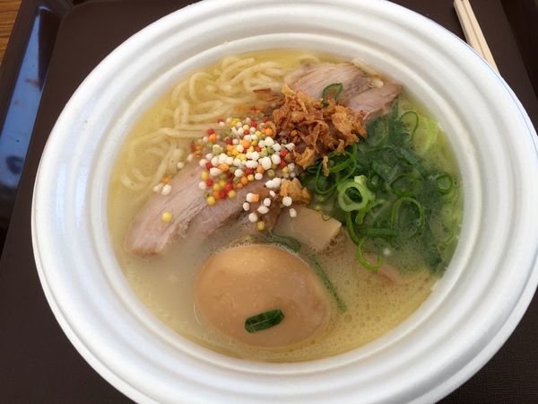 「極上六大福島鶏白湯＋味玉子」@東京ラーメンショー2018の写真