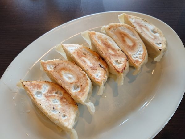 「本格焼餃子107円＋五目麺701円(共にクーポン使用)」@バーミヤン 新座東店の写真