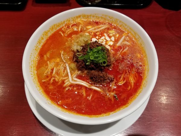 「成都担々麺＋小麻婆飯セット」@成都正宗担々麺 つじ田 赤坂アークヒルズ店の写真