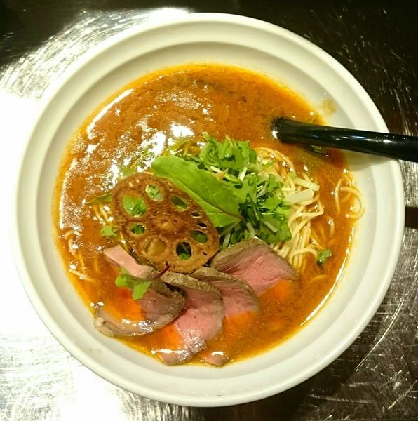 「ぶるずラーメン(細麺)」@牛骨らーめん ぶるずの写真