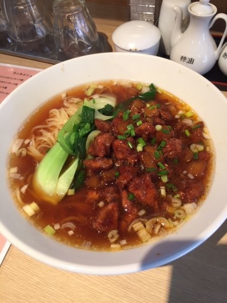 「ラーロー（辣肉）麺 800円」@上海ワンタン王 大久保店の写真