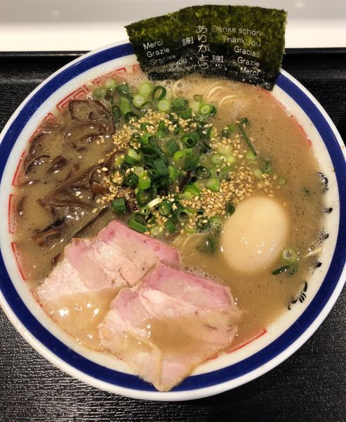 「らーめん味玉入り」@中華そば専門 田中そば店 ダイバーシティ東京プラザ店の写真