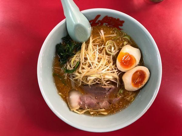 「ネギ味噌」@山岡家 山梨甲斐店の写真