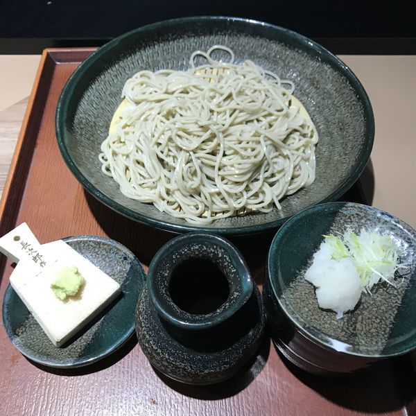 「もり蕎麦（￥500）」@立ち食い蕎麦二五十 赤坂店の写真
