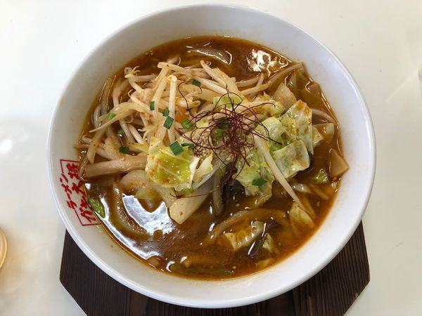 「赤鬼ラーメン」@ラーメンガキ大将 谷田部店の写真