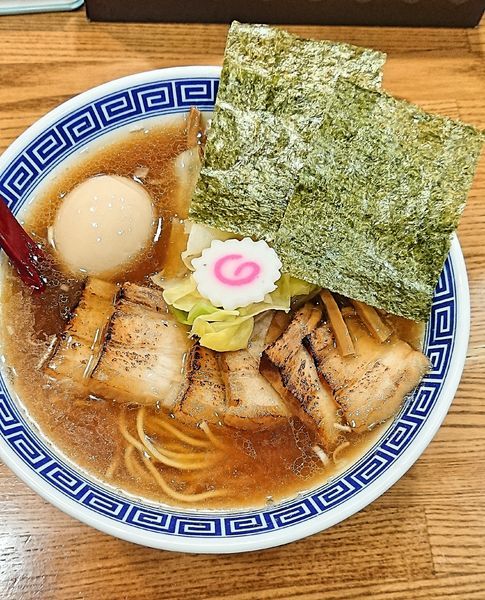 「特製中華そば 並盛」@スミレ食堂の写真