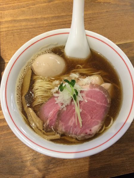 「特製煮干しそば」@麺尊 RAGEの写真