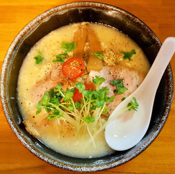 「冷やし塩くもたま…850円」@らーめん臺大の写真