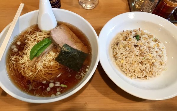 「半チャンラーメン」@東京ラーメン たいよう軒の写真