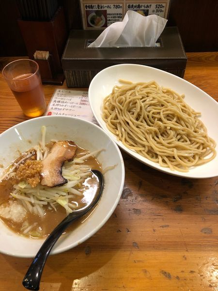 「G郎つけ麺 880円 サービス半ライス」@三代目麺処 「まるは」極 船橋店の写真