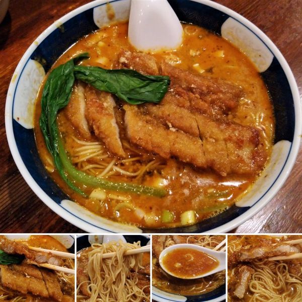 「排骨担々麺　1000円」@支那麺 はしご 入船店の写真
