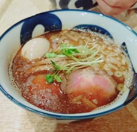 「煮干しそば＋味玉＋和え玉×2」@つけめん らーめん ブータンの写真