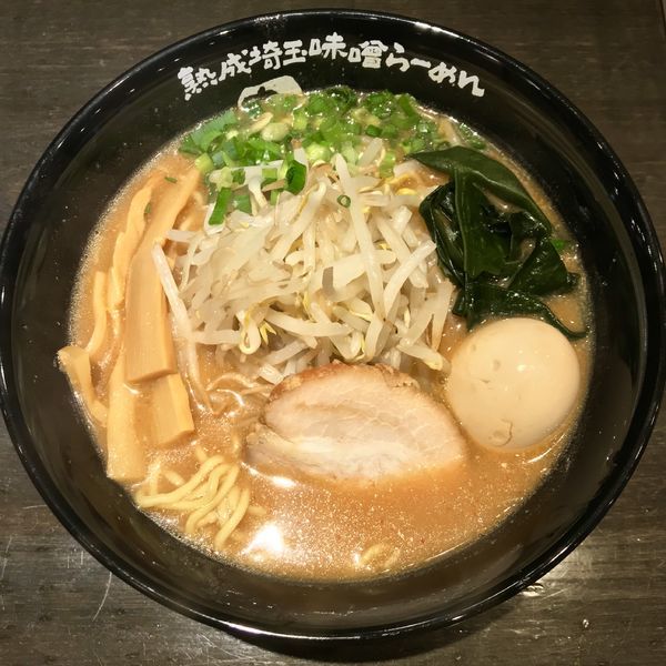 「味噌拉麵 ¥780円（味玉サービスCP）」@熟成埼玉味噌らーめん たけてるの写真