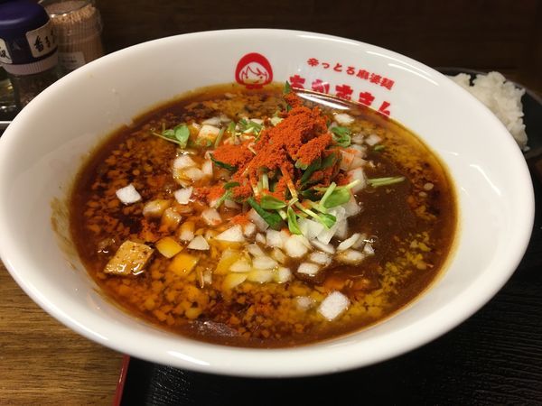 「背脂カレー麻婆麺」@辛っとろ麻婆麺 あかずきん 蒲田店の写真