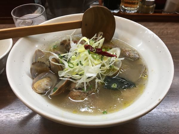 「浅利そば」@塩そば 加とうの写真