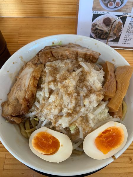 「極太汁無し」@麺屋 とん嬉の写真