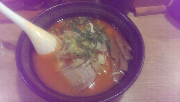 「辛味噌ラーメン,太麺、替玉３玉」@らーめん光醤の写真