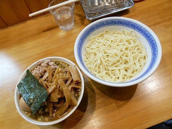 「つけメンマチャーシュー（並）＋味付玉子」@自家製中華そば としおかの写真