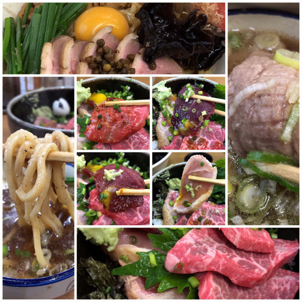 「【9周年限定】満月鴨鉄砲（S）生肉鉄火小丼四獣奏」@MENYA 食い味の道有楽の写真