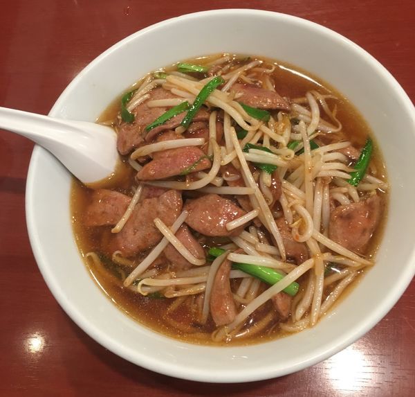 「ニラレバあんかけ麺(838¥)」@福泰酒家 ファッションクルーズニューポート ひたちなか店の写真