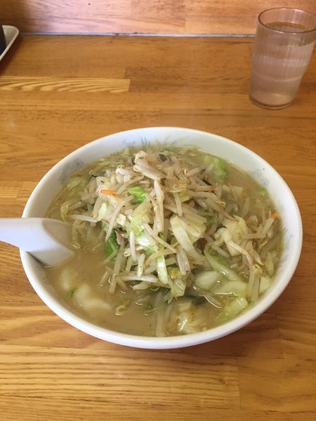 「豚骨野菜ラーメン」@竜園の写真