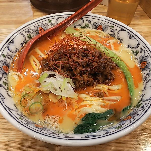 「【限定】ピリ辛鶏白湯（骨太）」@くじら食堂 nonowa東小金井店の写真