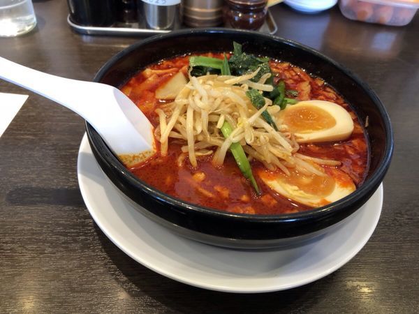「旨辛麺2辛」@ラーメン 来来亭 東松山店の写真