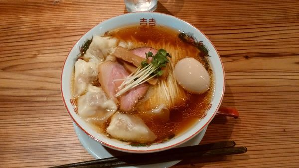 「わんたん中華そば(醤油)¥850＋味玉¥150」@いしかわやの写真