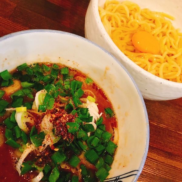 「モツ味噌つけ麺」@麺処 井の庄の写真