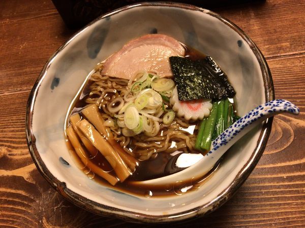 「醤油拉麺」@拉麺酒房 熊人の写真