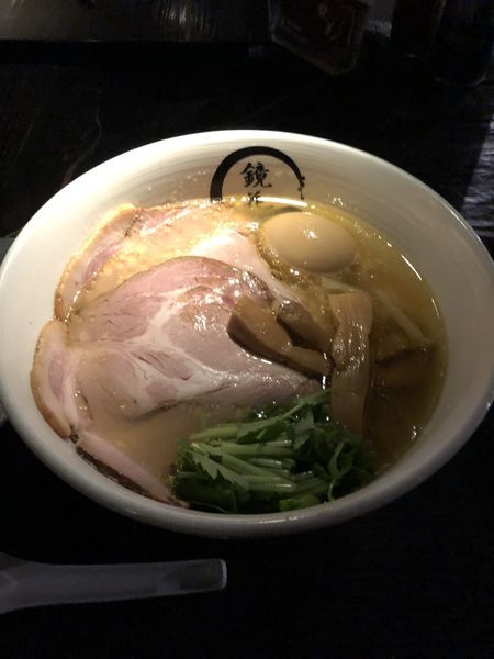 「極 塩ラーメン」@らーめん愉悦処 鏡花の写真